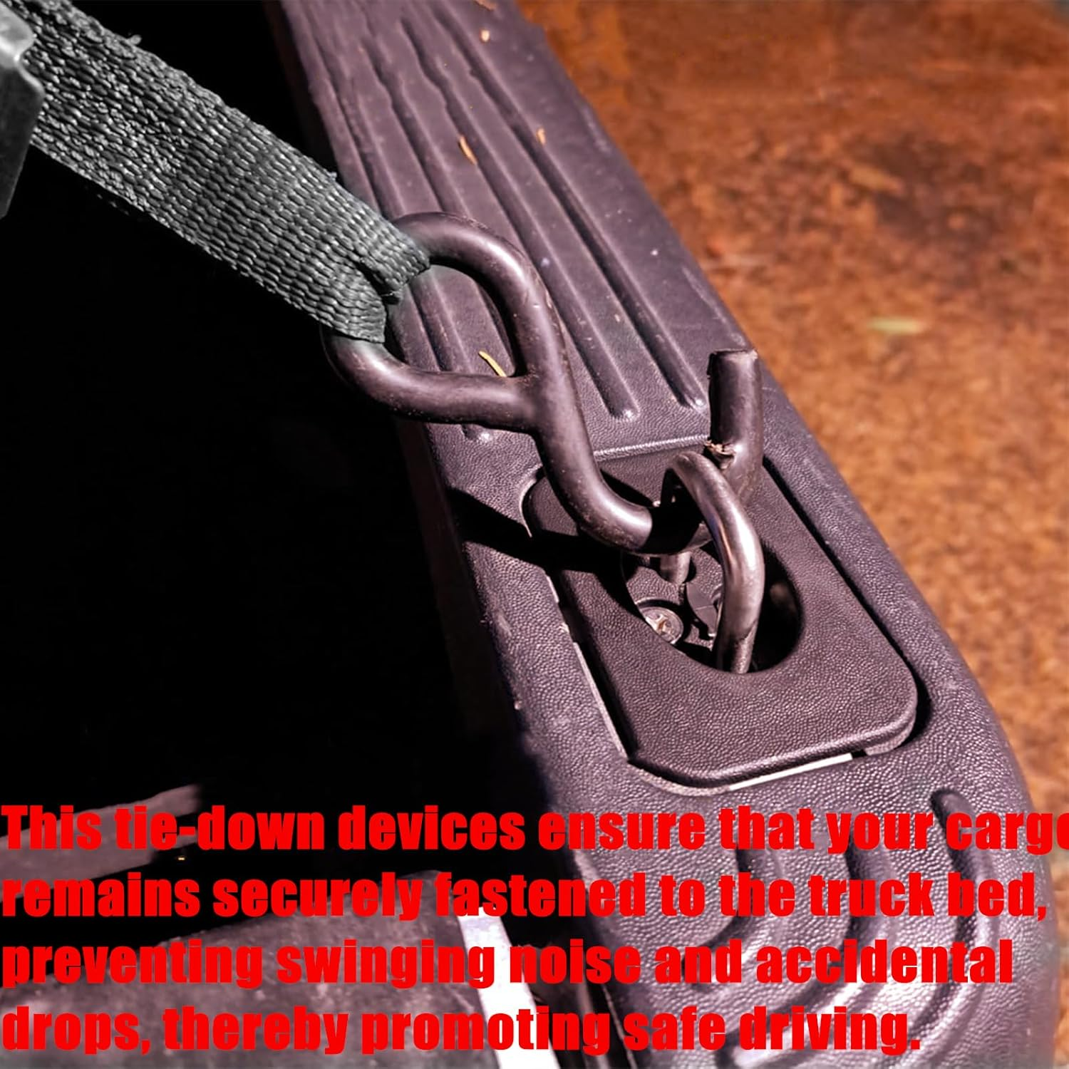 RESTBONE Retractable Truck Bed Tie down Anchors Compatible with 2015-2024 Ford F150, 2017-2024 Ford Super Duty, 2017-2024 Raptor, Automotive Exterior Accessories, 2 Pack image number 4