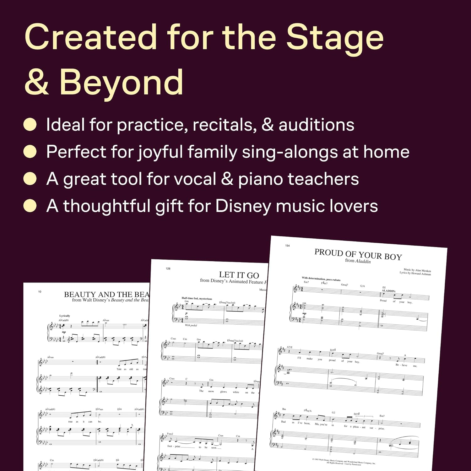 Disney Songs for Singers: High Voice