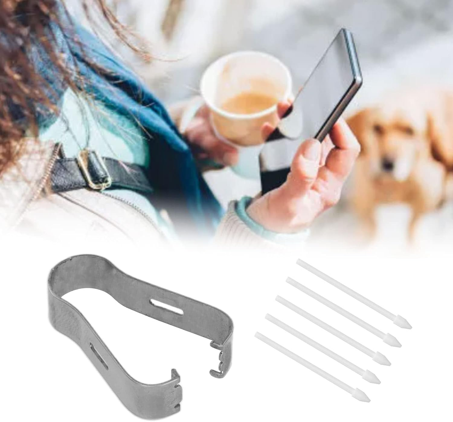 Pen Nibs Replacement for 5 Piece Stylus Pen Tips with Removal Tweezer Tab S6 S7 S7+ S6 Lite Note10 Note 5G Note10+ Note10+ 5G Note20. (White) - White image number 4