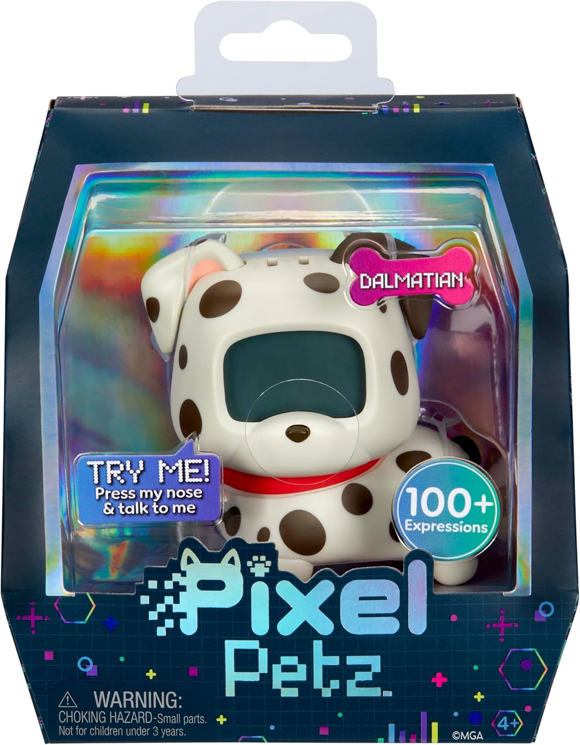 MGA Entertainment Pixel Petz - Dalmatian - Interactive Digital Pet Dog - Suitable for Children Ages 4+ image number 1