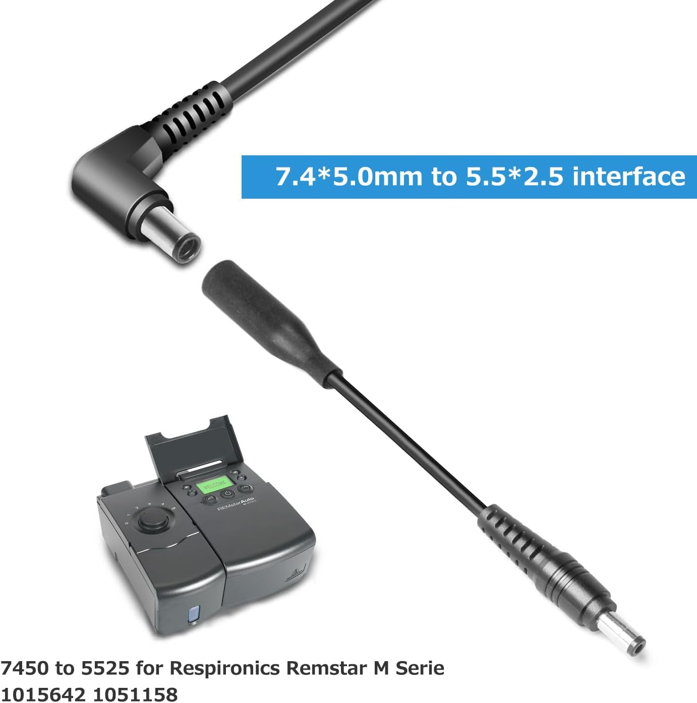 KFD 12V-24V DC Adapter Car Charger for Philips Respironics Dreamstation DS700 DS500 660P 760P Bipap Auto CPAP DSX500T11 DSX400 Series 50 Remstar M Series 1051158 System One 60 1118499 Power Supply image number 1