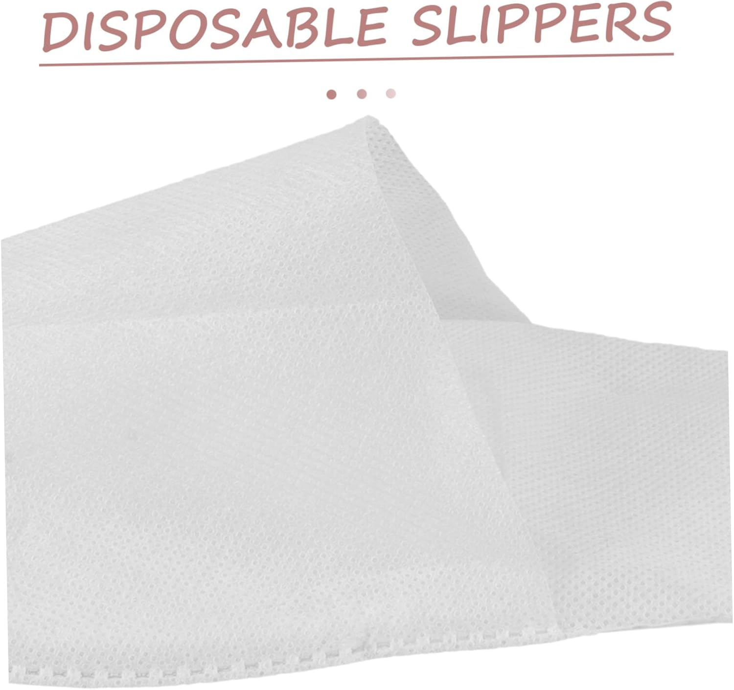 BATHVEVE 20 Pairs Disposable Guest Slippers Non-Slip Shoe Sole Lightweight Breathable Home Hotel Spa Slippers for Women Men Indoor Use Comfortable and Portable image number 1