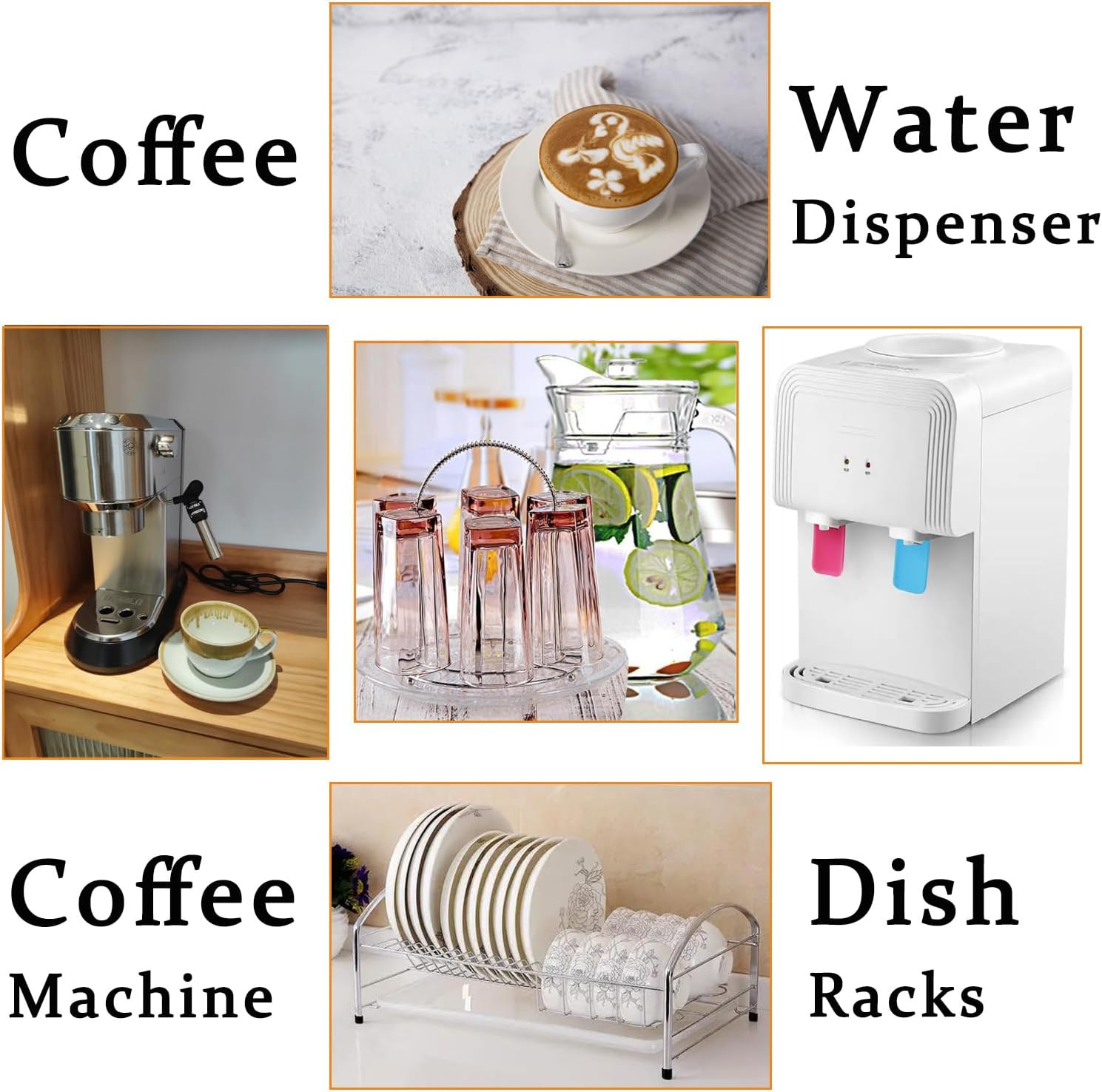 Shgarden Coffee Mat 40*60Cm Coffee Bar Mat Hide Stain Rubber Backed Absorbent Dish Drying Mat for Kitchen Counter Coffee Bar Accessories Fit under Coffee Maker Coffee Machine Dish Rack SH0041 (Grey) image number 1