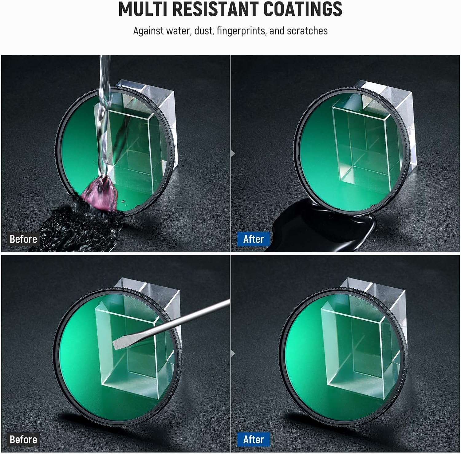 NEEWER 2 in 1 CPL + Black Diffusion 1/4 Filter, Circular Polarizing Glare Reduction Soft Dreamy Cinematic Camera Lens Effect Filter with Slim Aluminum Frame & Multicoated Optical Glass, 67Mm