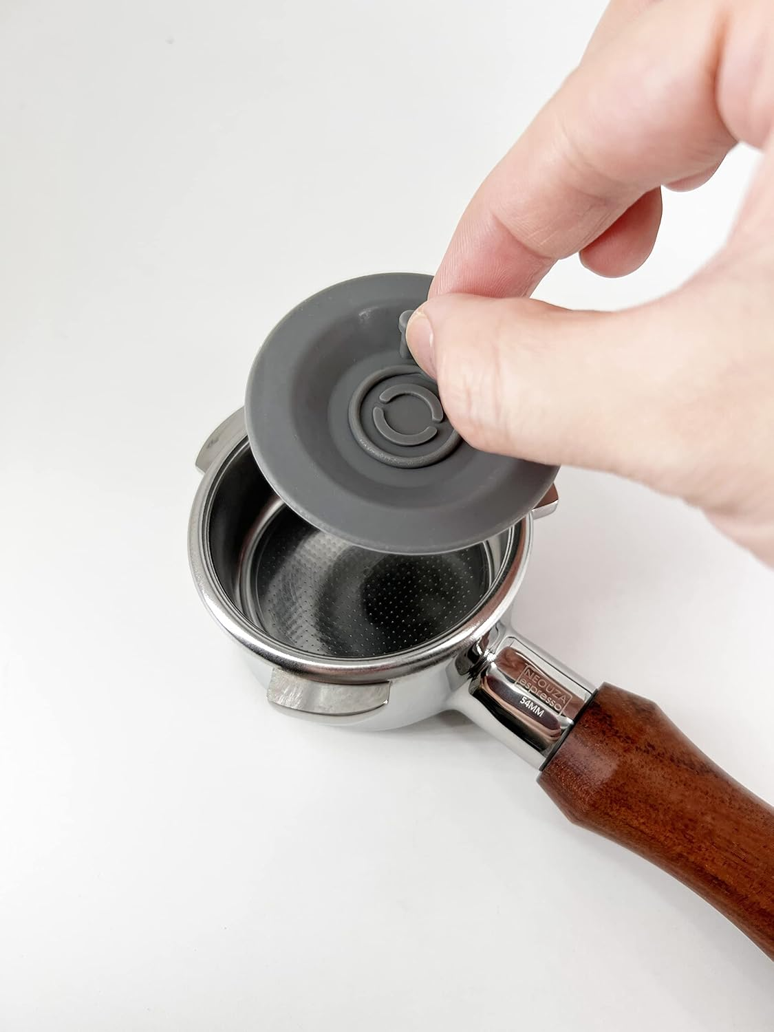 NEOUZA Espresso Machine Silicone Backflush Disc Blind Filter for 51Mm 54Mm 58Mm Coffee Maker Compatible with Cleaning Tablet Powder 2 Packs (54Mm for Breville/Sage 8 Series) image number 6