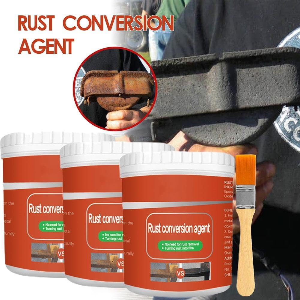 Metal Rust Remover Rust Conversion Agent Waterproof Coating Primer Car Paint Rust Corrosion Inhibitor X8H4 Rust image number 4