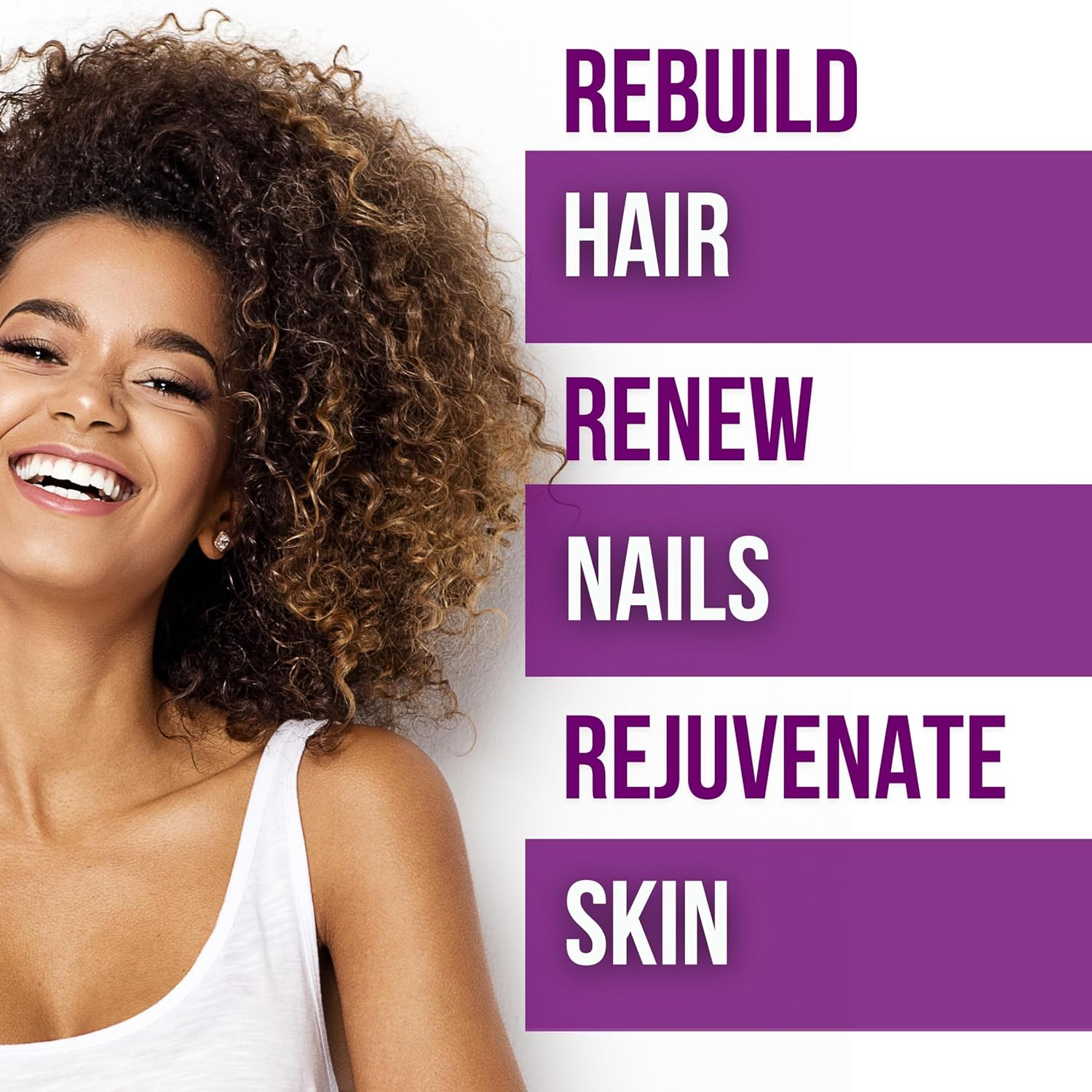 Vitamo Hair Growth Vitamins for Women - Postpartum Biotin & Collagen Supplement - Premium Hair Loss Treatment - Fast Regrowth for Hair Skin and Nails - Accelerate Thickness + Volume | 90 Count image number 3