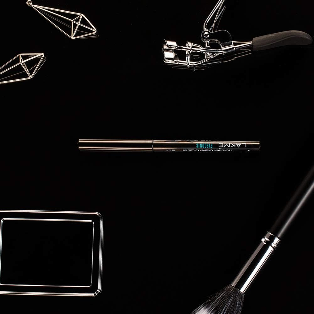 Lakme Eyeconic Kajal Twin Pack, Black, 0.35G with 0.35G image number 6