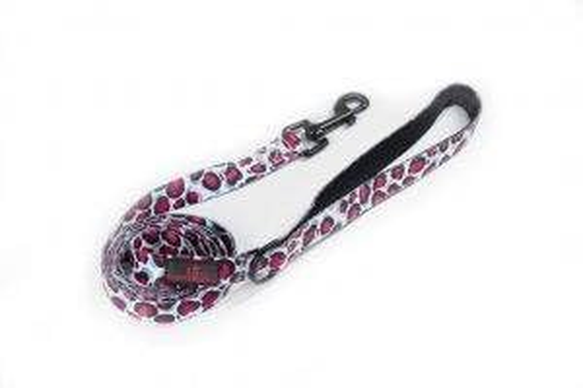 Wildstyle Pink Leopard Dog Cat Pet Leash &ndash; Durable, Stylish, & Comfortable image number 2