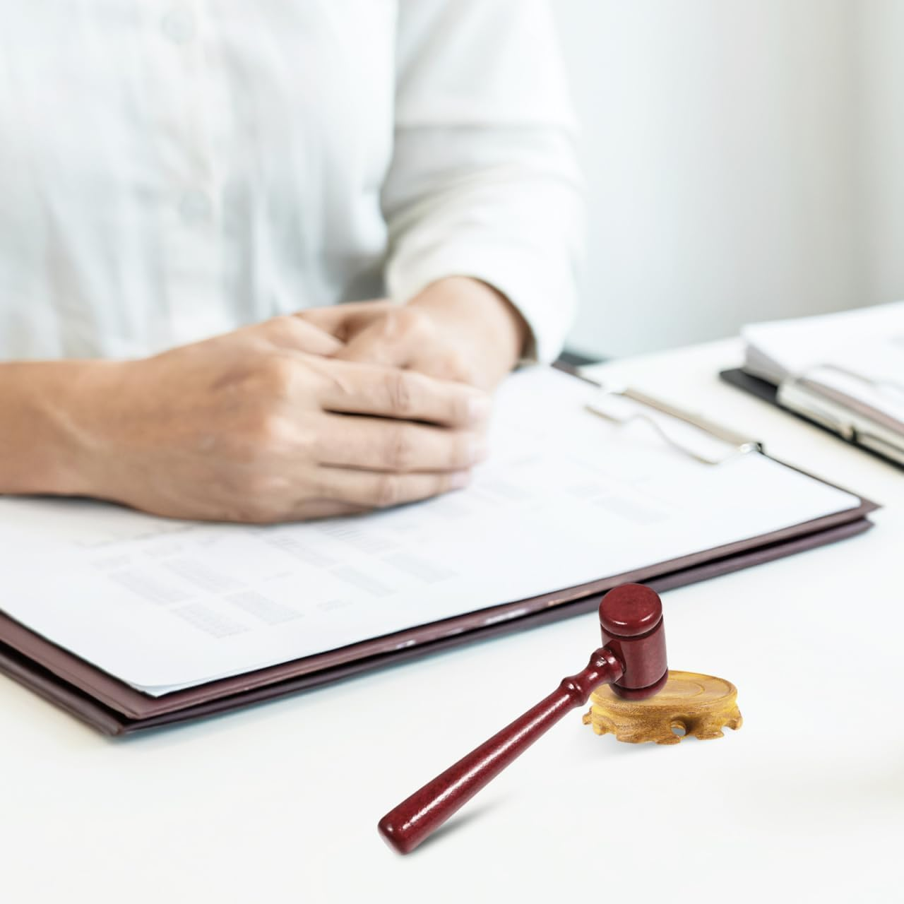 Ibasenice Judge Mallet Courtroom Gavel 20 Pcs Child Christmas Auction Hammer Bamboo Court Gavel Mini Gavels image number 3