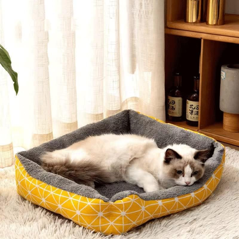 Dog Bed Dog Crate Mattress Mat 90 * 70CM 80 * 60CM Dog Cage Pillow Cat Bed Washable Pet Bed Cushion Blanket for Medium Dogs Super Soft Cozy Non-Slip Bottom (Color : F, Size : 50 * 40Cm) image number 6