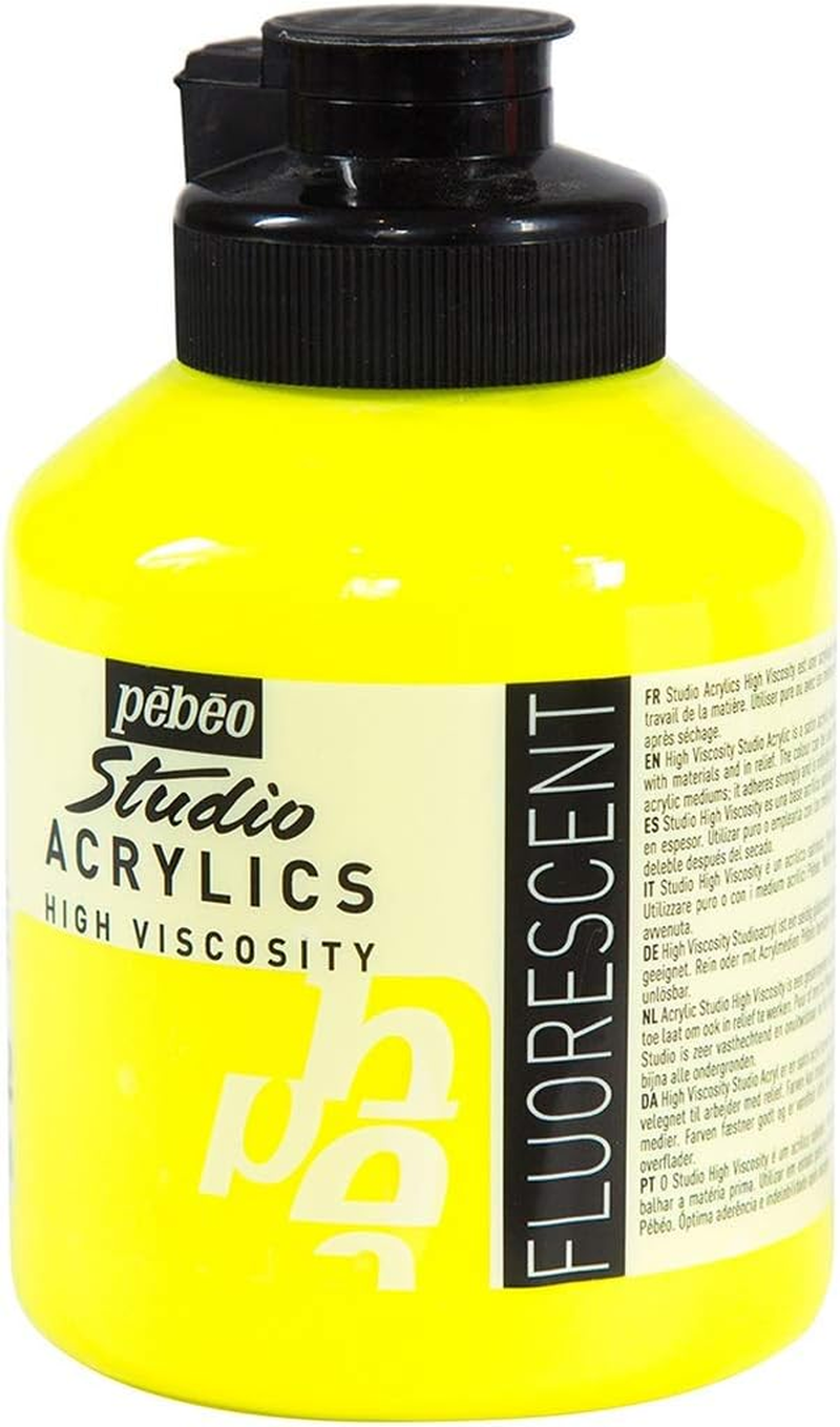 P&eacute;b&eacute;o Ivory Acrylic Paint 500 Ml Tub