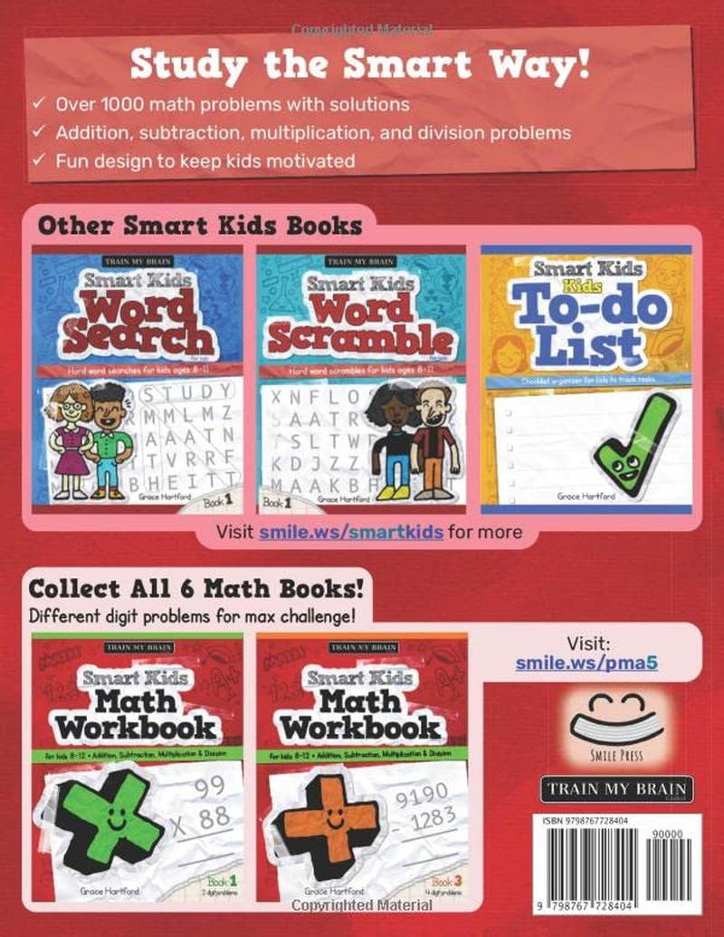 Math Workbook for Kids 8-12: Book 2 image number 1