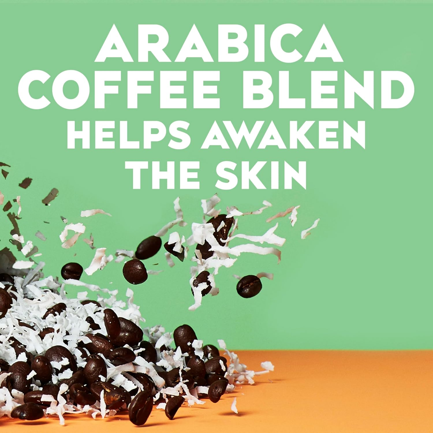 OGX Smoothing + Coconut Coffee Exfoliating Body Scrub with Arabica Coffee & Coconut Oil, Moisturizing Body Wash for Dry Skin, Paraben-Free with Sulfate-Free Surfactants, 19.5 Fl Oz image number 2