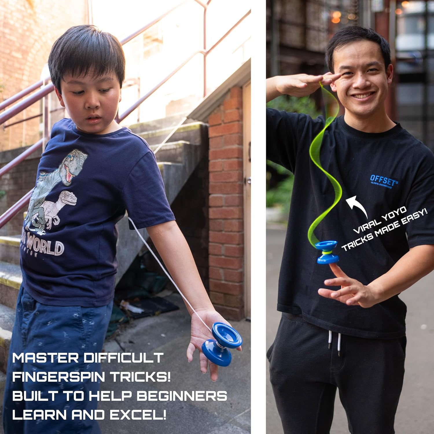 CHEATCODE Beginner Yoyo by Brandon Vu - Unresponsive Yoyo for Kids, Teens, Adults (Green) image number 1