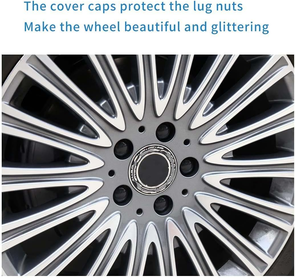 20 Pcs M12X1.25 Black 6 Spline Lug Nuts with Socket Key - anti Theft, 1.38" Long image number 2