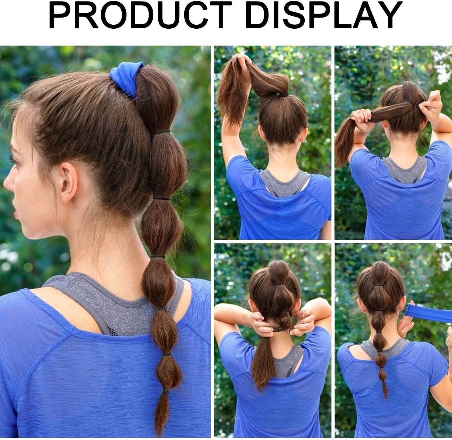 Pack of 1000 Hair Bobbles Multicoloured Mini Elastic Hair Bands for Soft Elastic Bands for Children'S Hair, Children Girls Women'S Braids, Wedding, Hairstyle and More image number 5