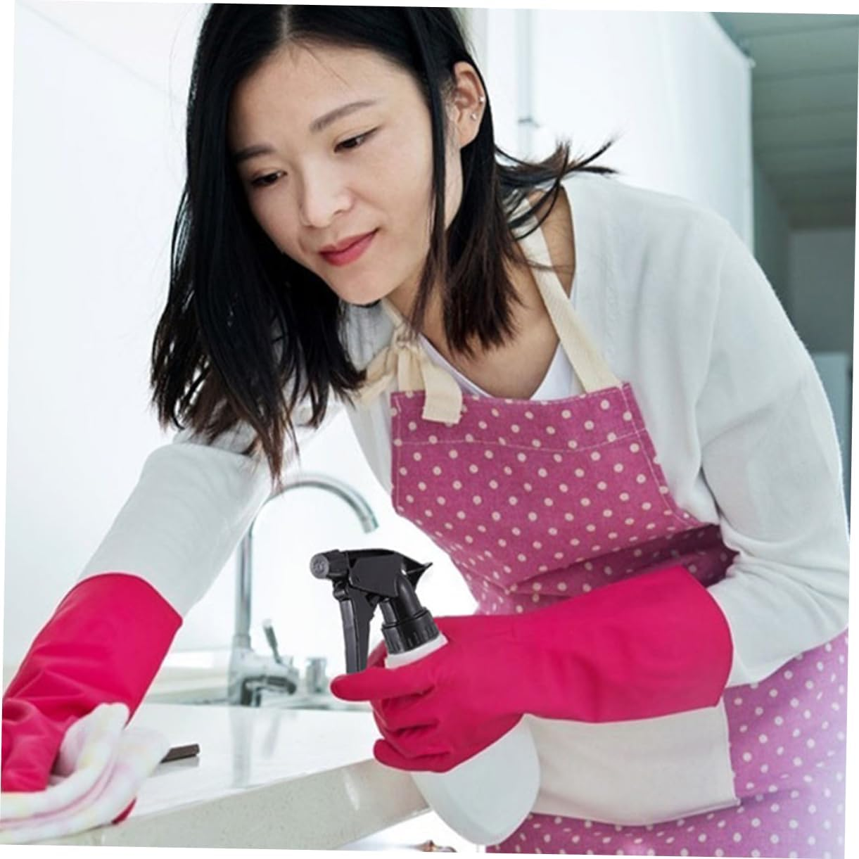 15Pcs Spray Bottle Nozzle Replacement Tops for Standard Neck Bottles Practical for Plant Watering Air Fresheners and Hairspray Durable Pp Material Tube image number 2