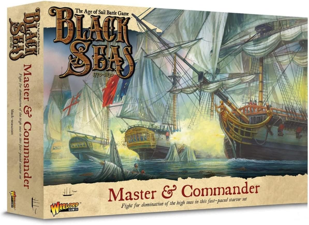Black Seas the Age of Sail Master & Commander Starter Set Table Ship Top Combat Battle War Game 791510001 image number 3