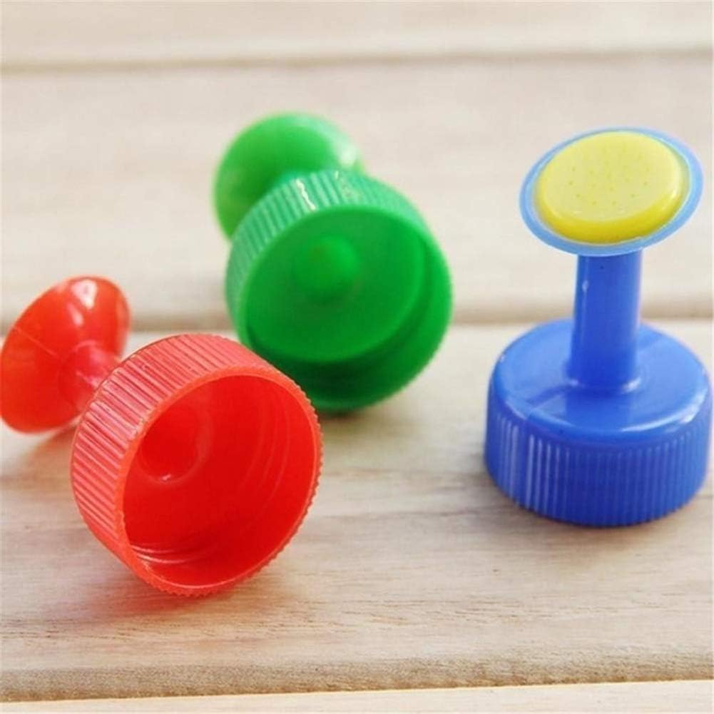 6Pcs Bottle Top Waterers Plastic Plant Waterers Sprinkler Plant Watering Seed Seedling Irrigation for 30Mm Drinking Bottles Seed Seedling Garden Irrigation Watering Cans (Random Color) image number 1