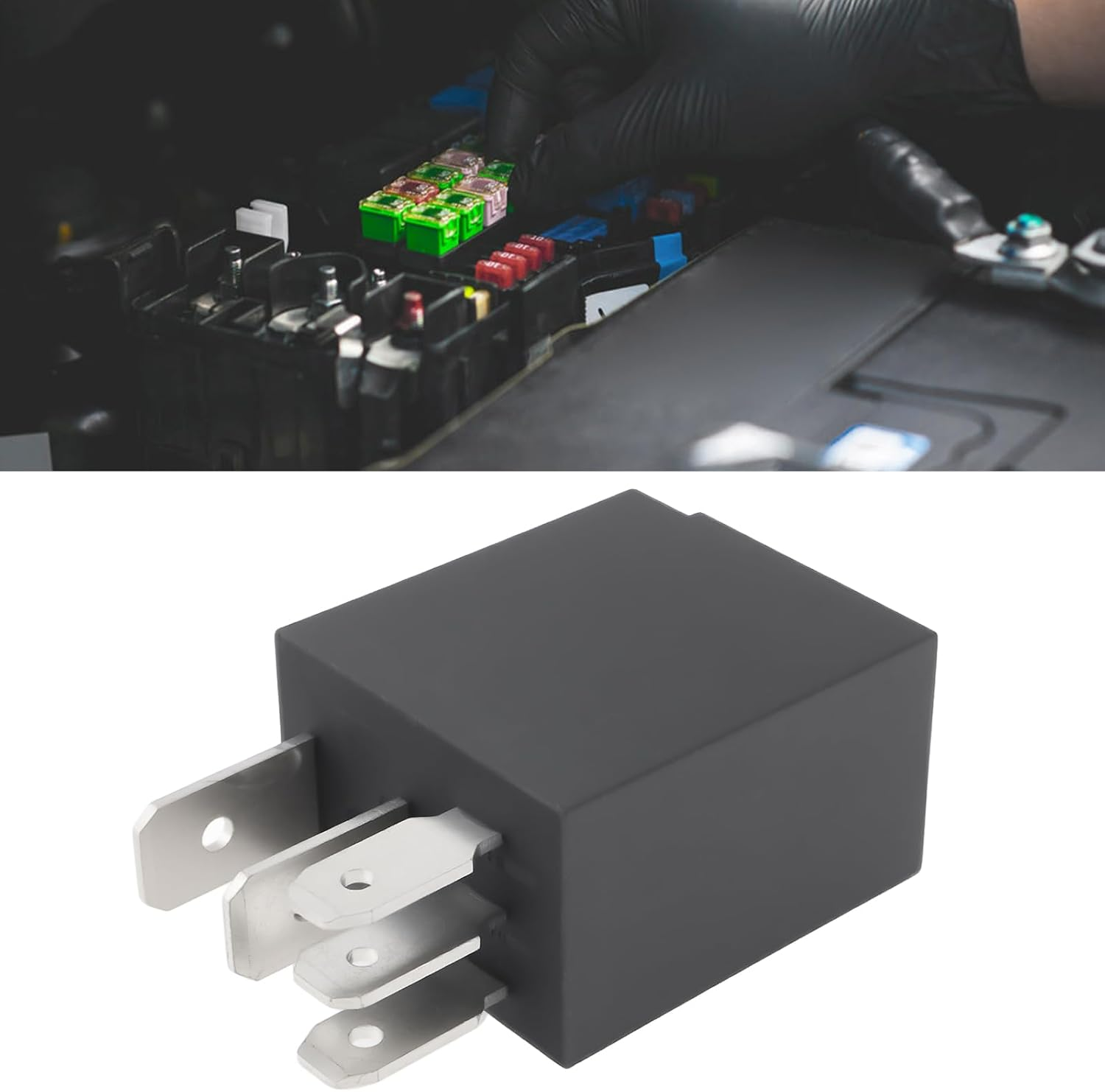 LT Easiyl 2Pcs 24VDC 5Pin Automotive Relay Replacement 156700-1840 Compatible with DENSO image number 3