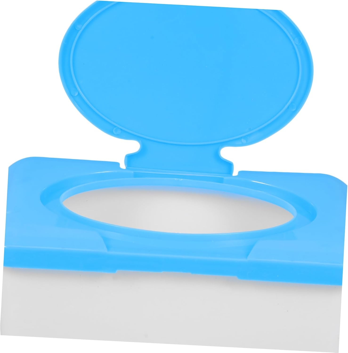 2Pcs Sturdy Plastic Cleansing Towel Box Lid Portable Wipes Container for Home Travel Multipurpose Storage image number 5
