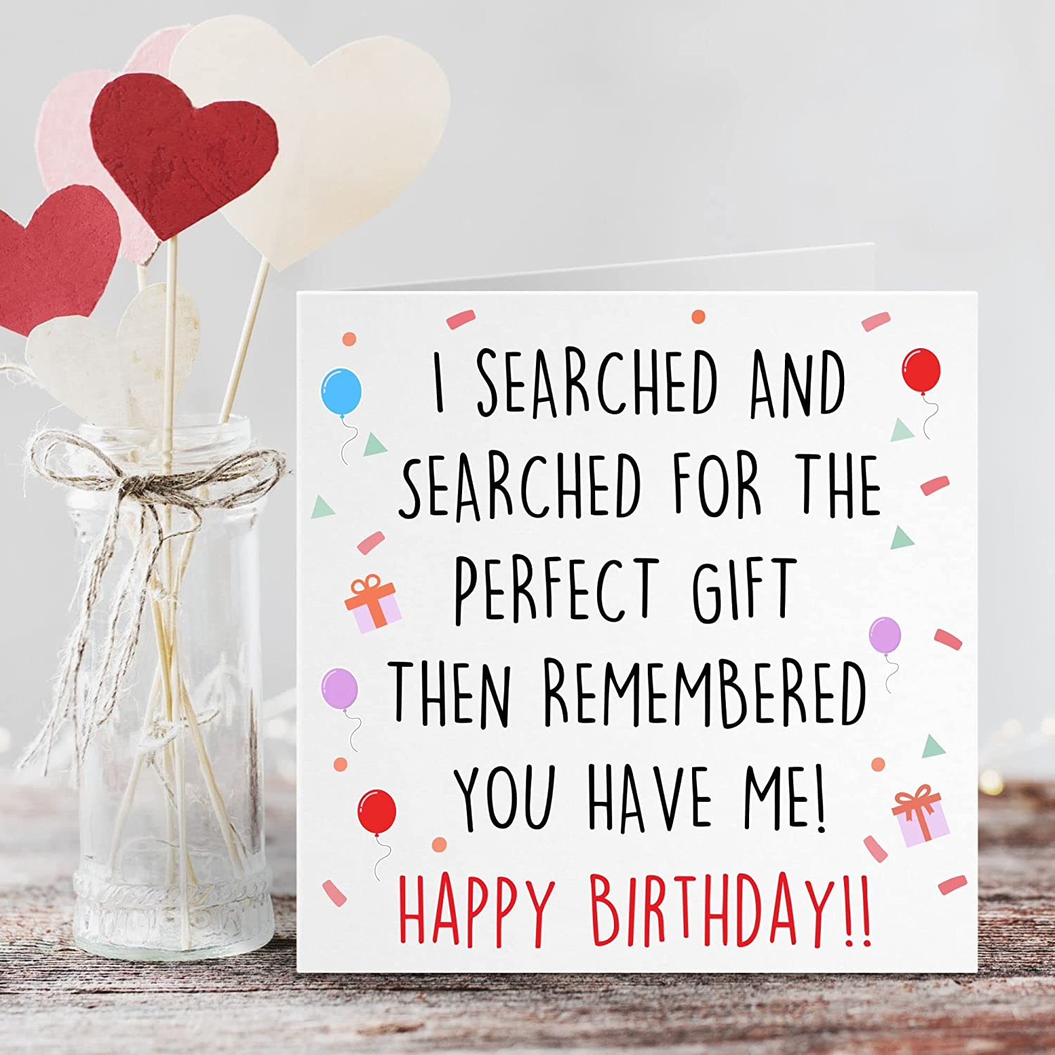 Birthday Card for Men - Mum Dad Brother Birthday Cards Funny - Best Friend Happy Birthday Card - Women Adult Female Husband Him Wife Sister - 40Th 50Th - 14Cm image number 1