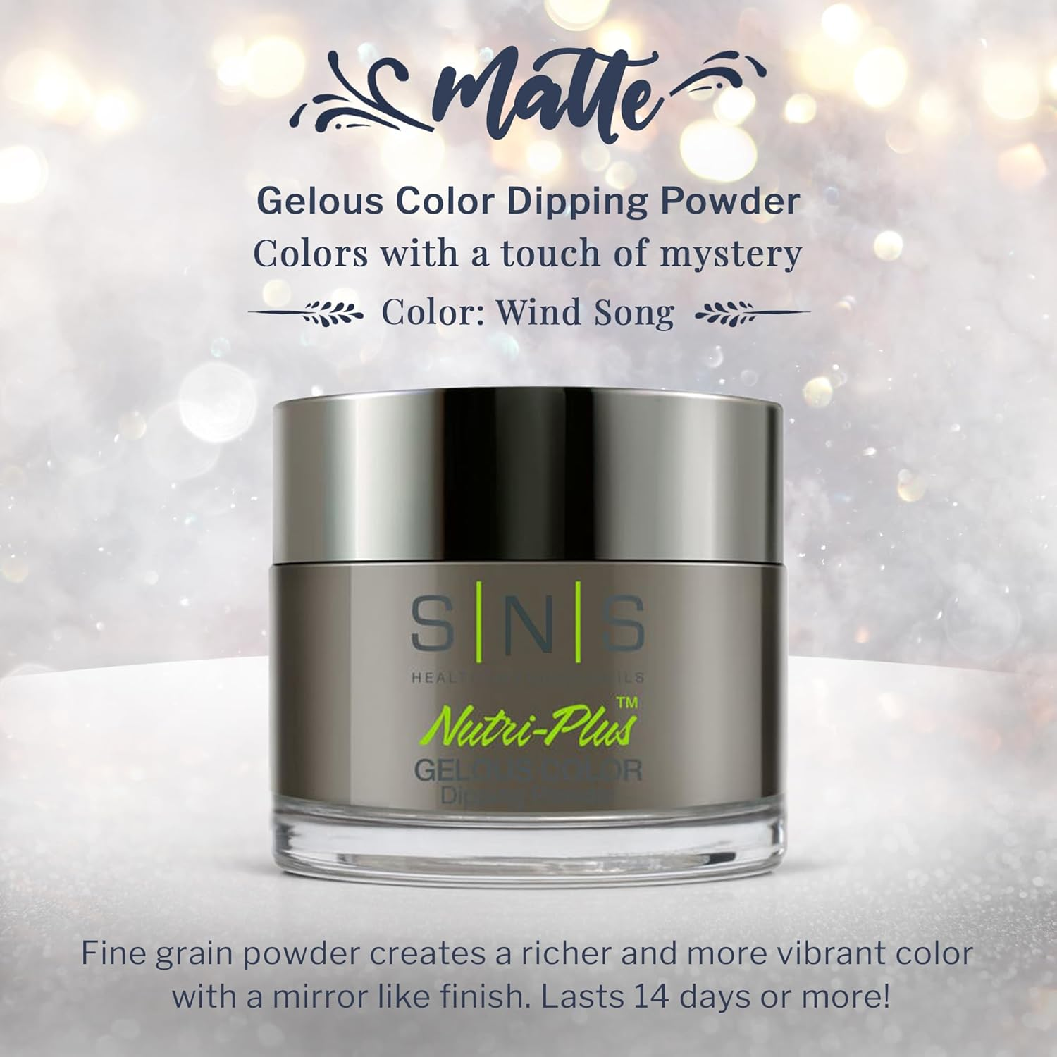 SNS Gelous M3 Nail Dipping Powder, Wind Song, 28 G image number 4