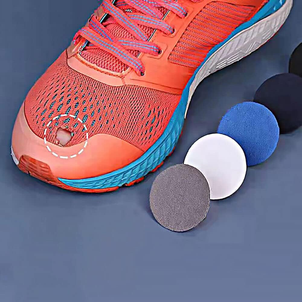 6Pcs Shoe Hole Repair Patch Shoe Patch Vamp Shoes Hole Sticker Heel Repair Subsidy Light Blue - 2X Light Blue image number 5