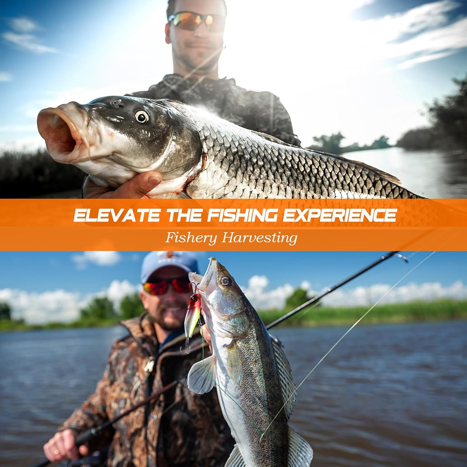 PLUSINNO 353/404 PCS Fishing Lures, Upgrade Fishing Tackle Box with Tackle Included, Crankbaits, Hooks, Weights, Other Accessories, Fishing Lure Bait Gear Equipment Kit Gift for Men Freshwater Bass - 353 Pcs Fishing Tackle Kit image number 3