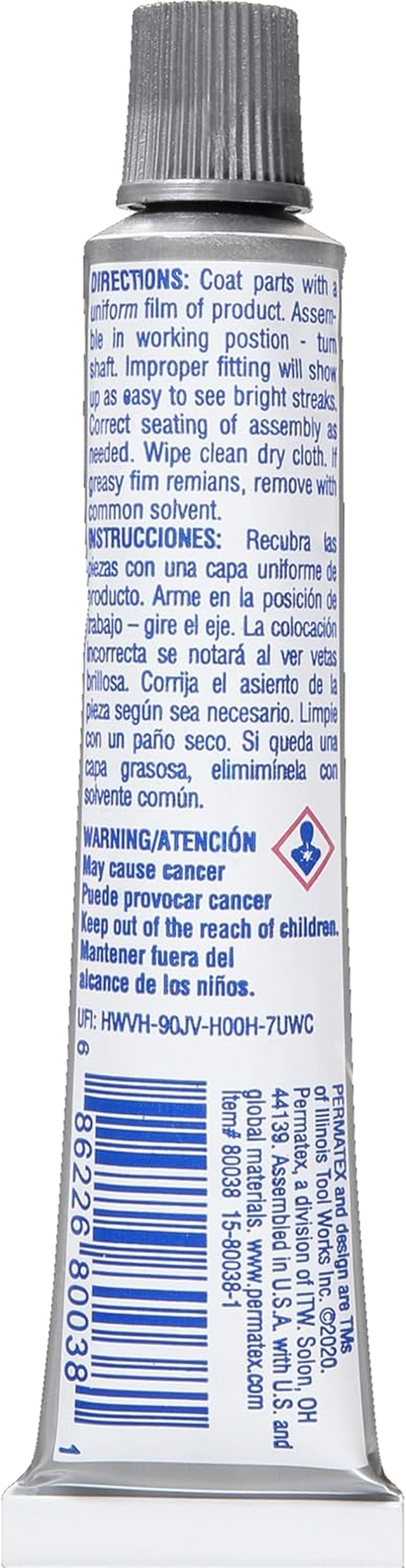 Permatex Non Drying Prussian Blue Tube, 22 Ml image number 1