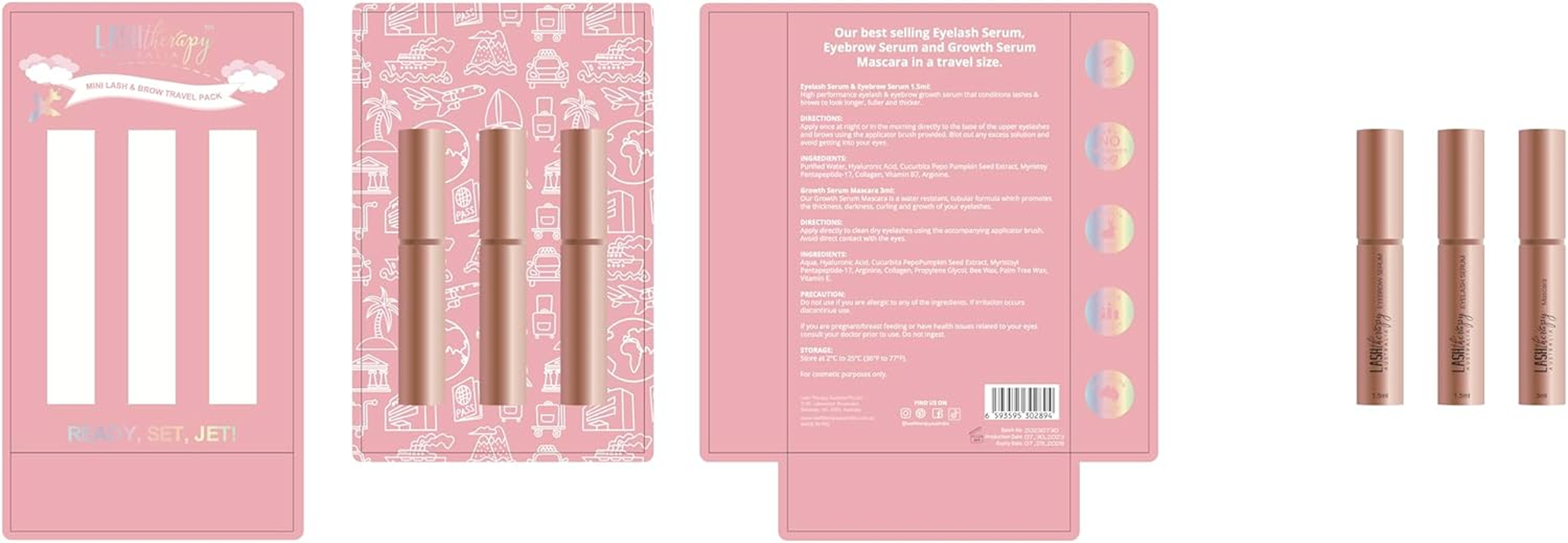 Lash Therapy Australia Mini Lash & Brow Travel Pack image number 4