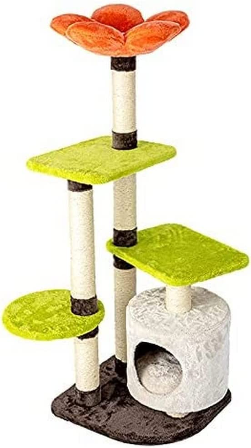 Honeypot Colorful Flowers Style Cat Tree