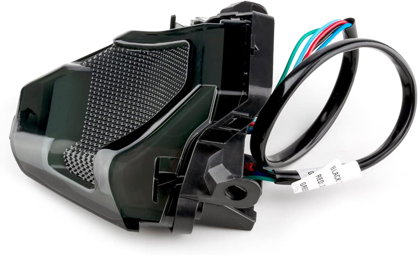 Domary LED Tail Light Motorcycle Brake Light Tail Lamp with LED Turn Signals Replacement for Yamaha YZF R3 R25 Y15ZR MT07 FZ07 LC150 image number 6