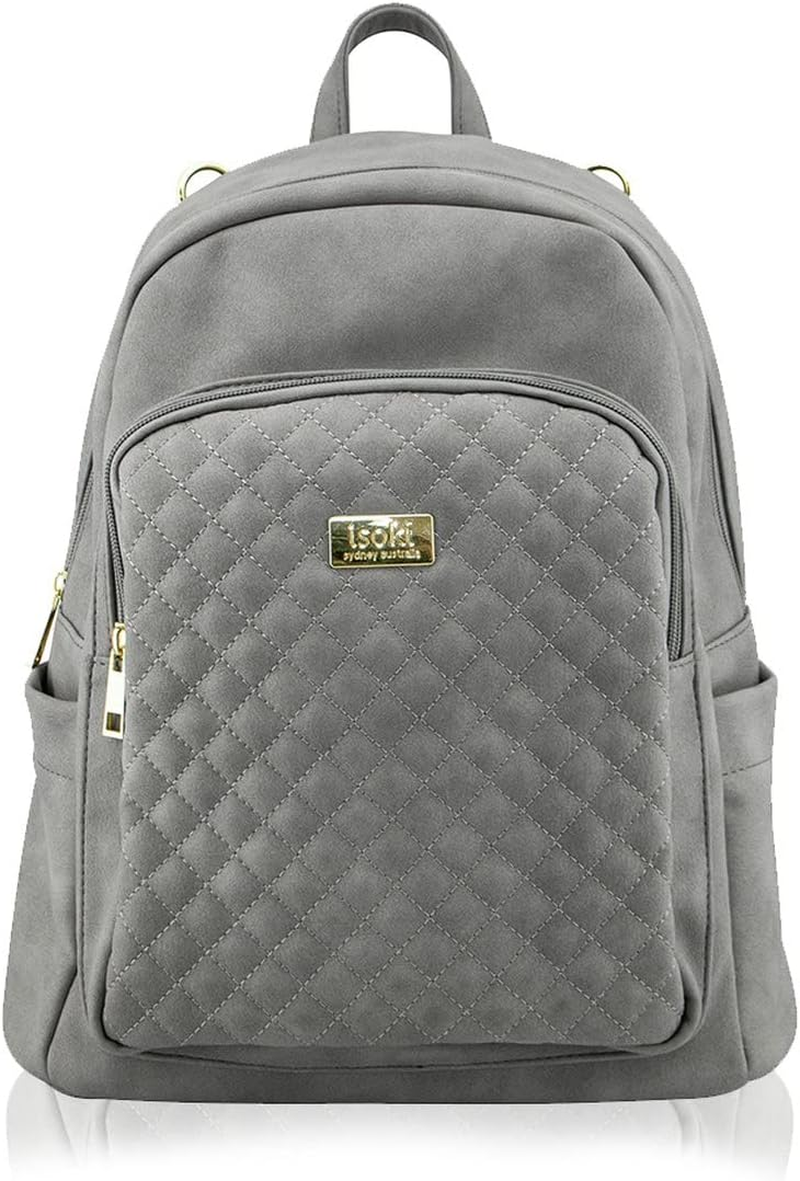 ISOKI Isoki Stone Marlo Backpack, Stone, 730 Grams image number 2