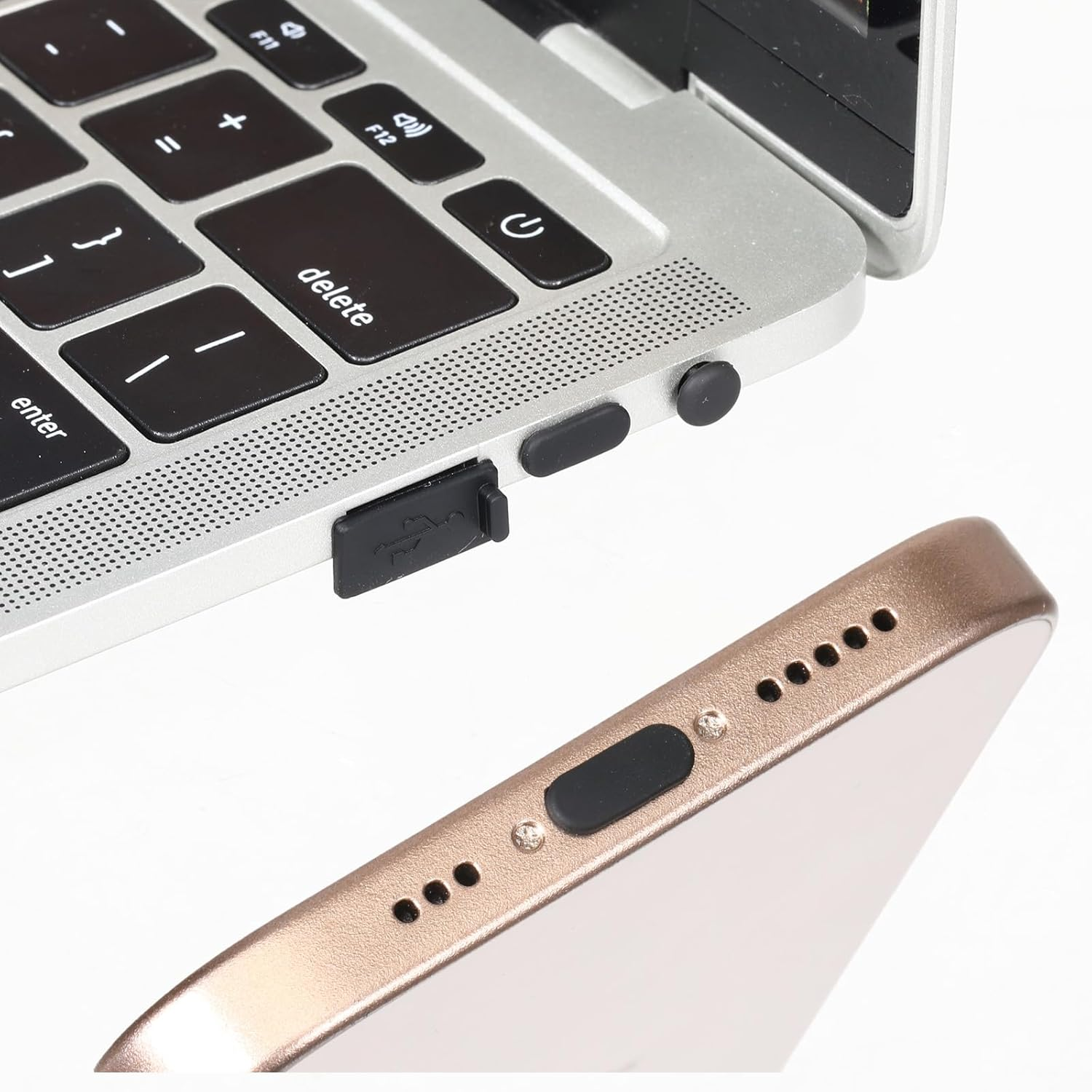 Pack of 35 7 Types USB Protective Cap, USB Port Covers, Silicone USB Dust Protection Port Plug, Silicone USB Cap Connector Stopper for USB, USB C, RJ45, HDMI, SD Port, Headphone Jack, Audio Port image number 3