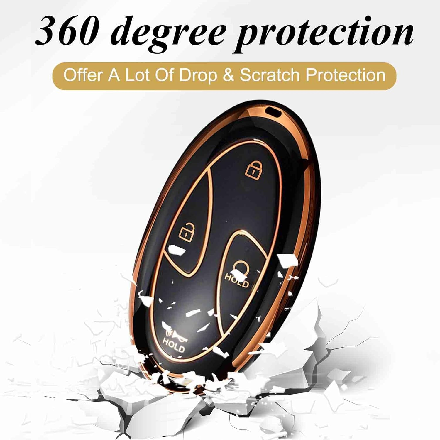 Compatible with Hyundai Key Fob Cover Accessories, Pink image number 2