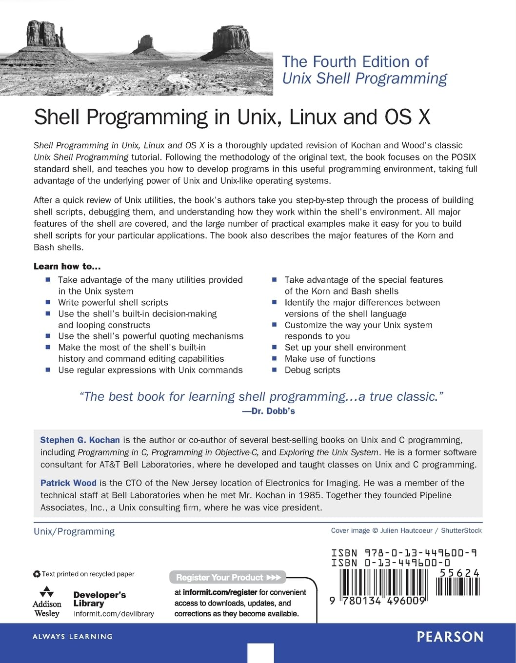 Shell Programming in Unix, Linux and OS X: the Fourth Edition of Unix Shell Programming image number 1