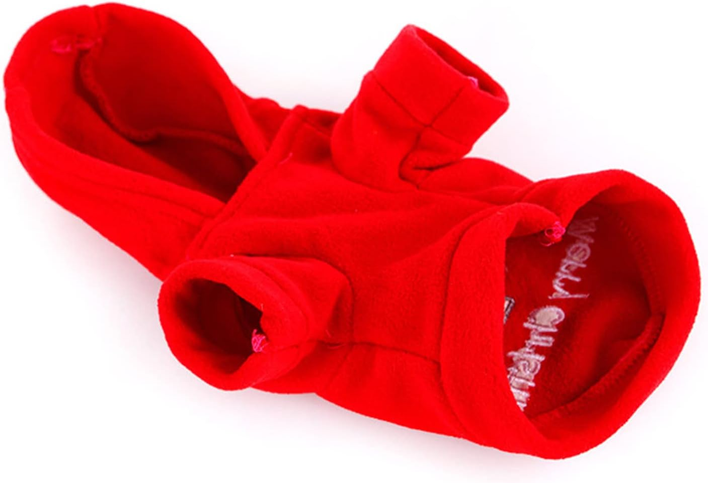 Dog Costume Pet Clothes Hoodie Red image number 5