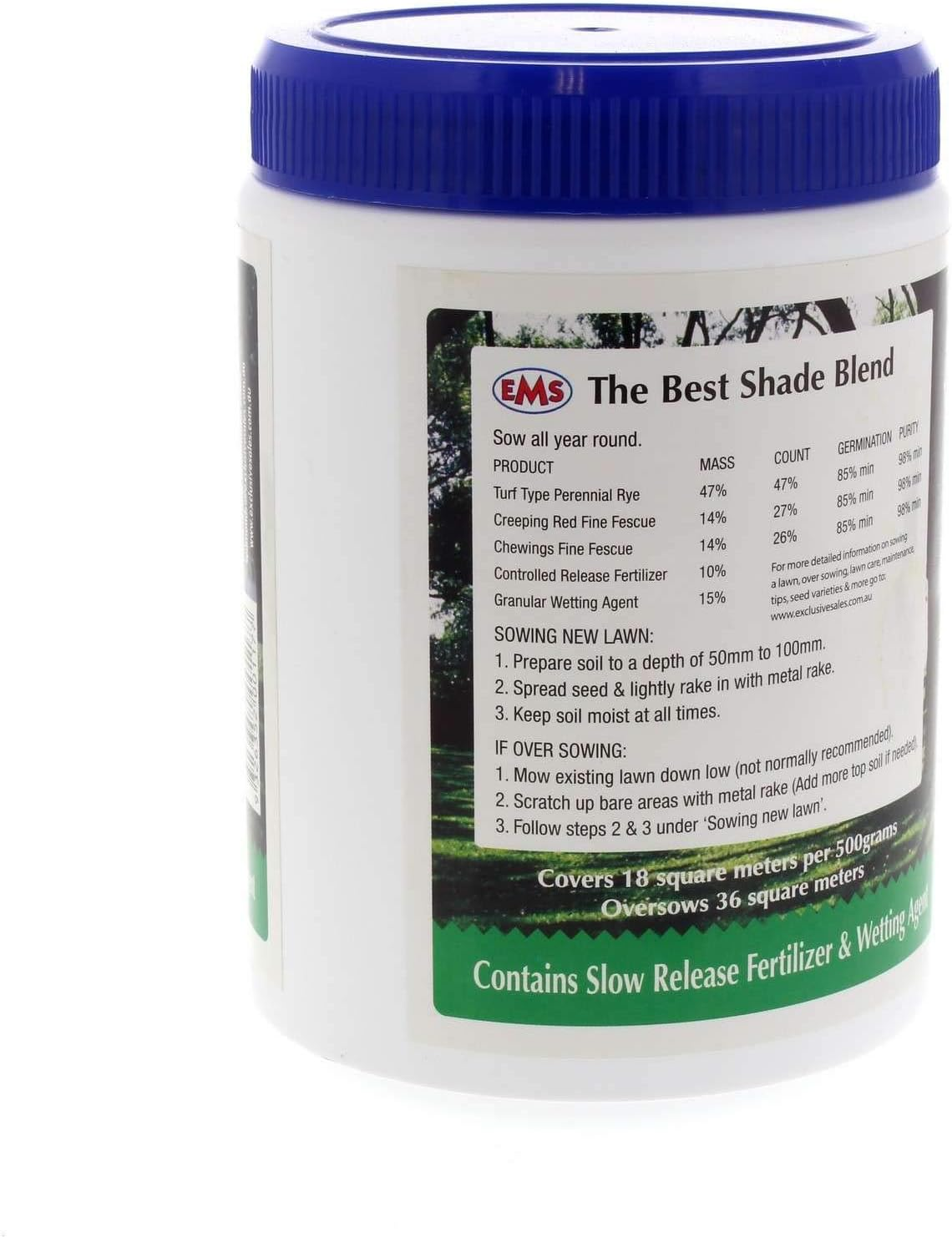 The Best Shade Blend Grass Seed 500Gm EMS Garden Premium Quality image number 2