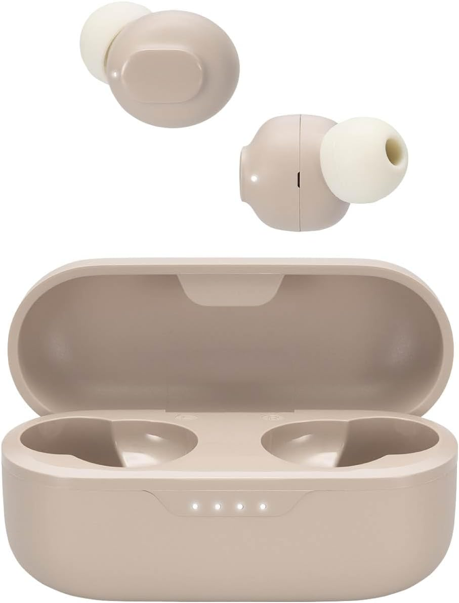 Elecom LBT-TWS16JMPU Wireless Earphones, Bluetooth 5.3, Ear Plugs, Lightweight, SBC/AAC Compatible, Low Latency, 5 Hours of Continuous Playback, Automatic Pairing, Touch Sensor, Fully Wireless, Type-C