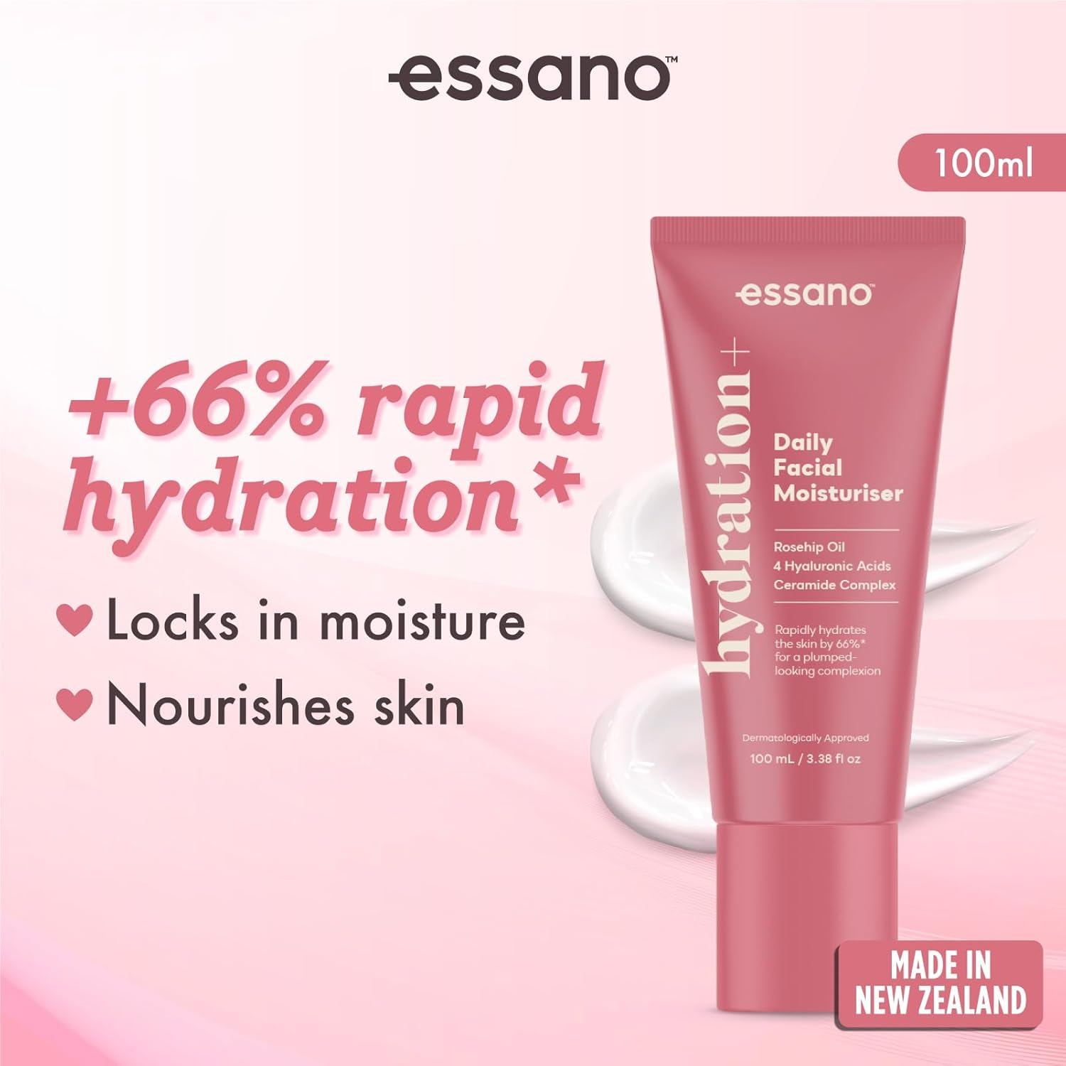 Essano Hydration+ Daily Facial Moisturiser 100 Ml image number 1
