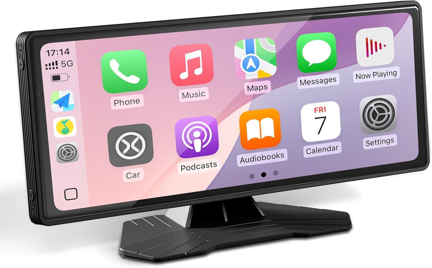 OTNBGSR 10.26'' Wireless Carplay Screen for Car,Portable IPS Android Auto Touchscreen - with Mirror Link、Bluetooth Audio、Siri Google Voice Assistant、Aux、Ahd Reversing Camera image number 3