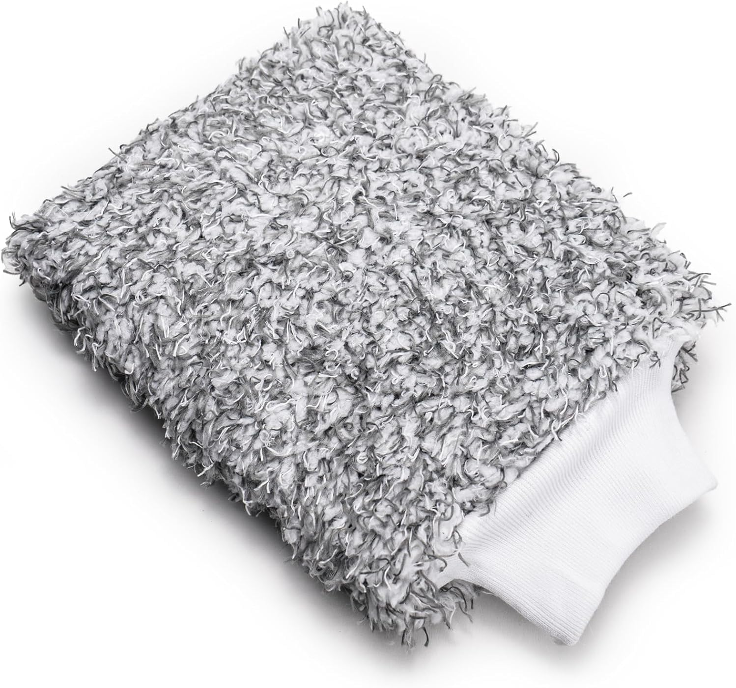 Blackline Microfiber Automotive Wash Mitt -Premium Scratch Free Wash Mitt for Car Cleaning|Car Detailing Accessory Works with Bucket, Car Shampoo, or Foam Cannon | 70%/30% Microfiber Blend, 9"X11" image number 5