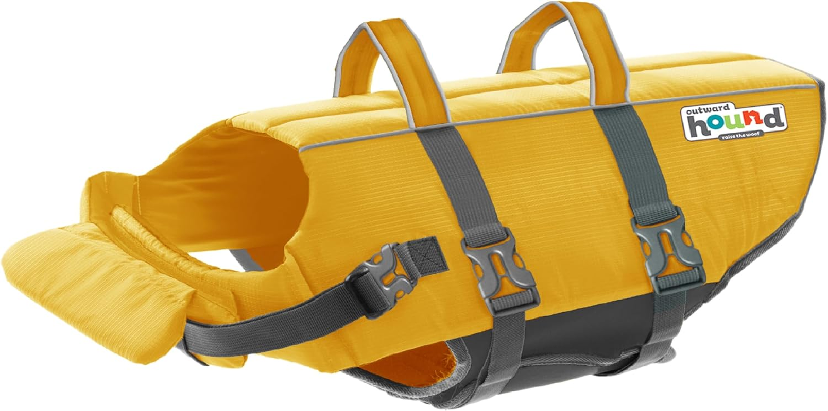 Outward Hound Granby Splash Yellow Dog Life Jacket, Medium image number 3