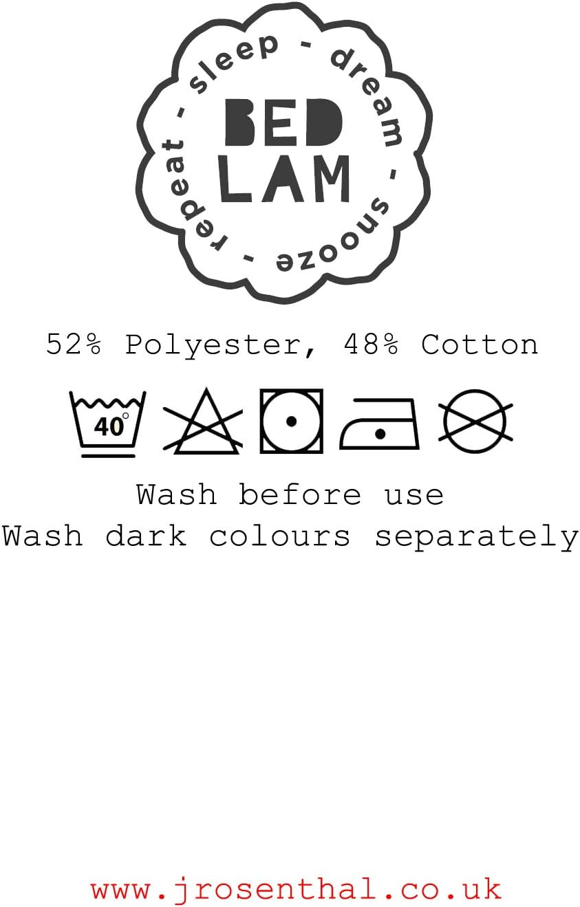 Bedlam - Supersonic -Easy Care Fitted Sheet | Single Bed Size | Blue Bedding image number 6