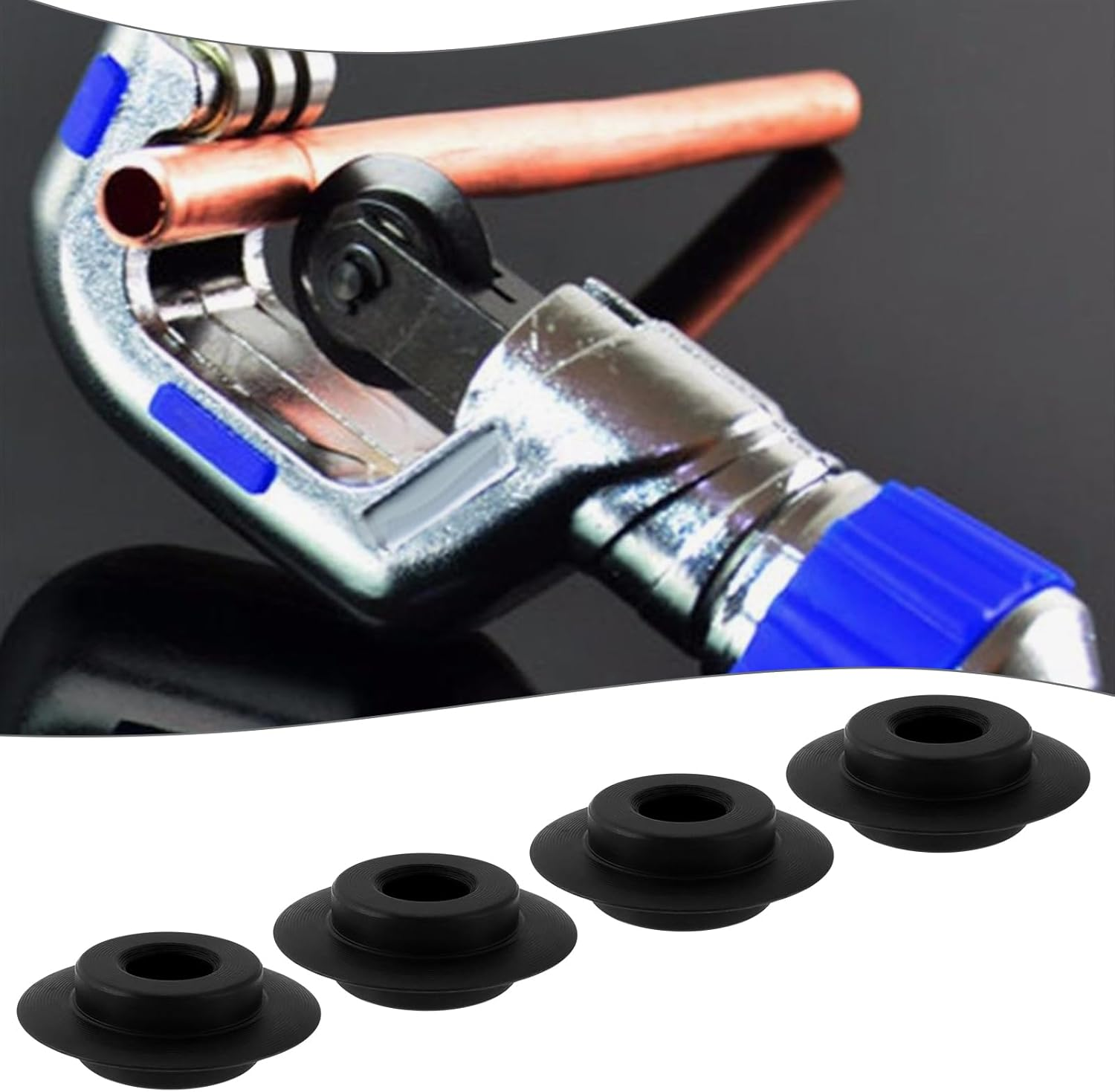 VGOL 10 Pieces Tubing Cutter Replacement Wheel 17.5X5.6Mm Cutting Wheel Blades 33165 Compatible with Ridgid 10 15 15-SI 20 Pipe Cutters image number 2