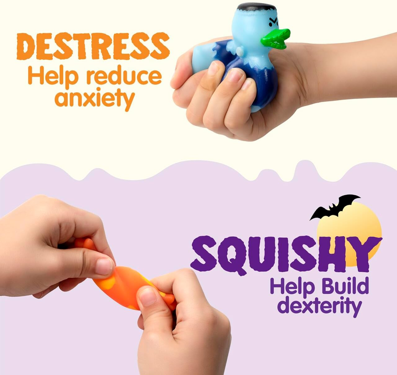 JOYIN Halloween Advent Calendar 2025 with Surprise Toys, Holiday Countdown to Halloween with Mochi and Surprise Themed Rubber Ducks,Countdown Calendar Toys for Party Favor image number 4