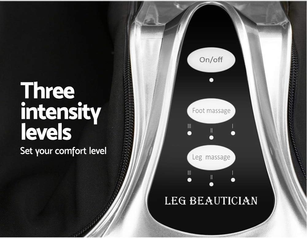 Livemor Foot Massager, Electric Rolling Shiatsu Feet Massage Spa Rest Ankle Calf Leg Massagers Stimulator Footspa Machine for Home Office Massages, with 4 Powerful Modes Adjustable Angle Silver image number 1