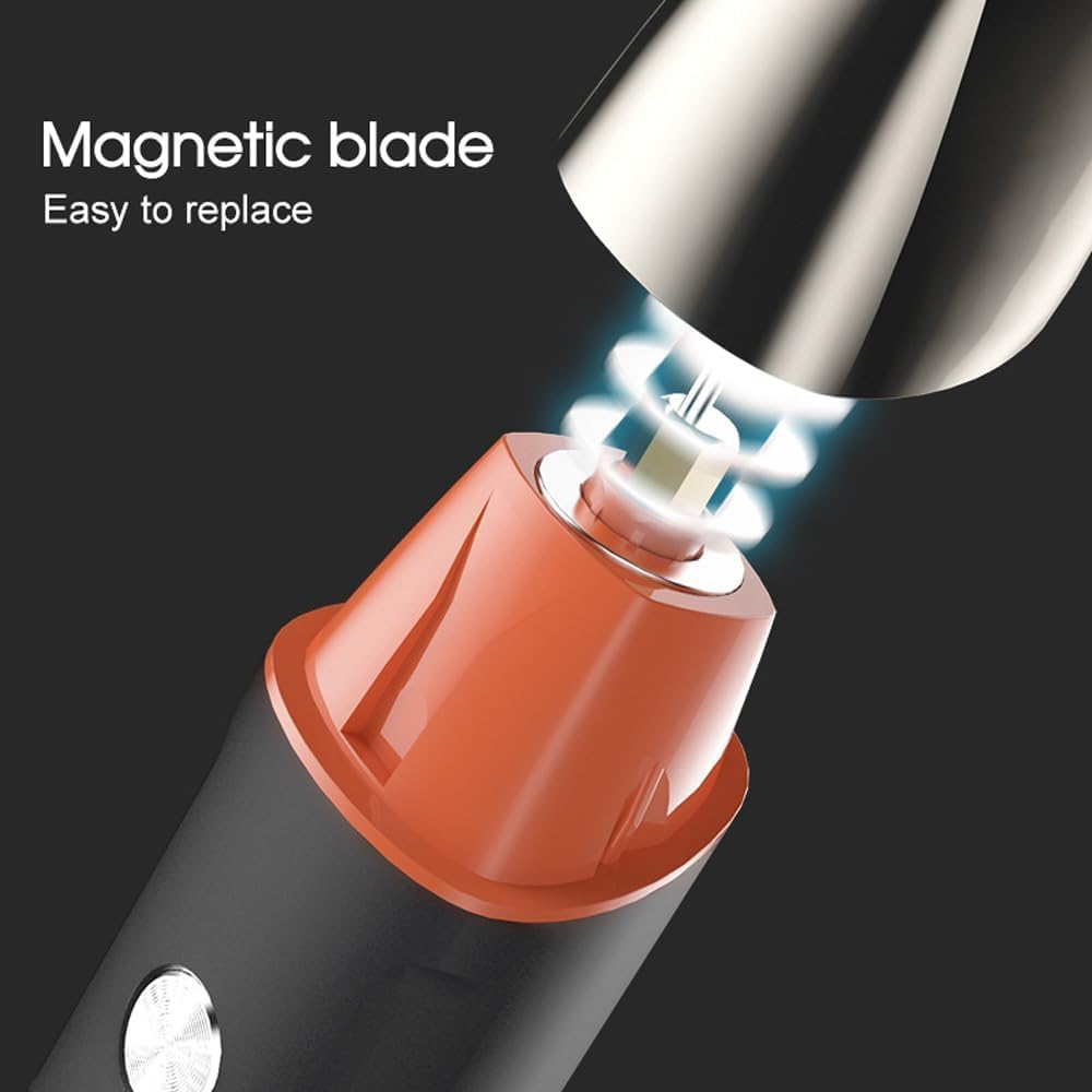 OZSTOCK 4-In-1 Electric Hair Clipper & Grooming Kit - LCD Display USB Rechargeable Trimmer with 4 Attachments (Beard/Nose/Body/Hair) - Professional Stainless Steel Shaver for Men image number 2